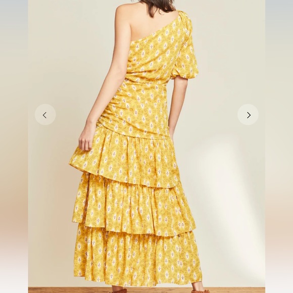 Veronica Beard Virginia One-Shoulder Dress - Picture 3 of 7